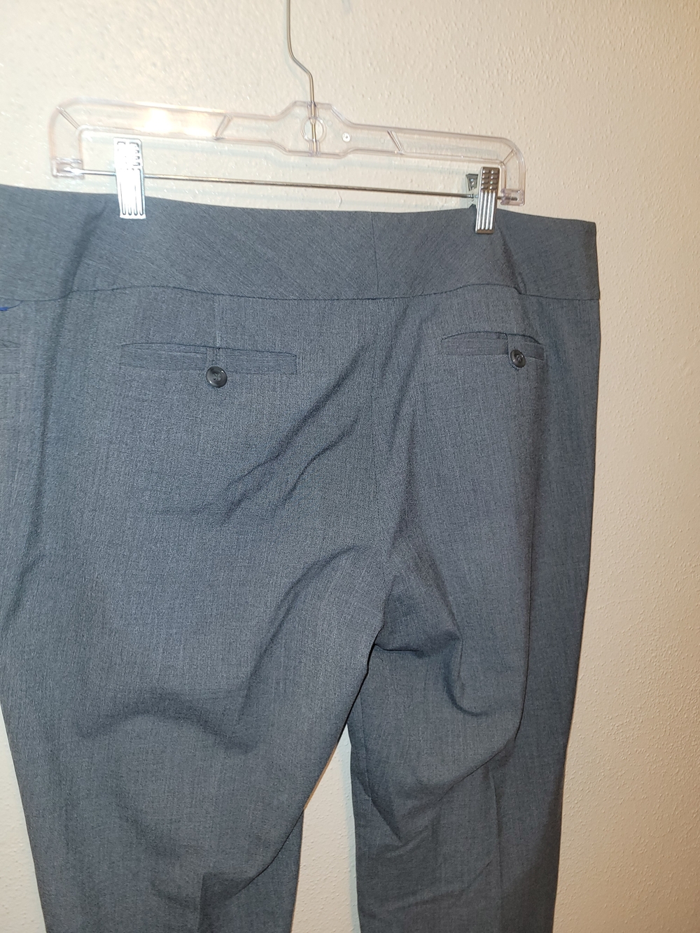 The Limited Drew Fit Gray Career Dress Pants Size 14 Stretch Trouser - Picture 6 of 8